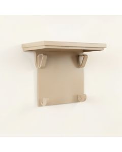 Harbor Crossing Wall-Mounted Entryway Organizer Shelf - Beige (synthetic illustration; no displayed measurements)