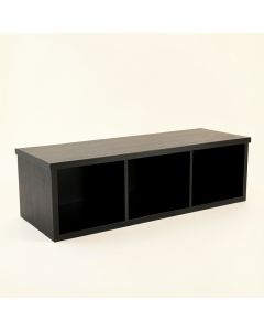 Field Bend Shoe Storage Bench - Black (synthetic illustration; no displayed measurements)