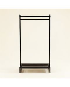 Maple Bluff Empty Garment Rack - Black (synthetic illustration; no displayed measurements)