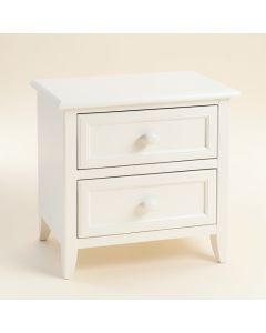 Fern Edge Nightstand - White (synthetic illustration; no displayed measurements)