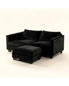 Shirlee 83.86 '' Wide Velvet Reversible Sofa & Chaise (synthetic illustration; no displayed measurements)
