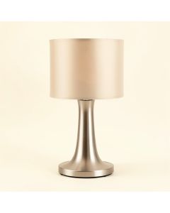 Daphyne 21 '' Nickel Table Lamp With Usb (synthetic illustration; no displayed measurements)