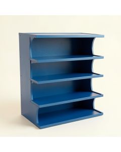 Heath Fold Desktop Shelving Unit - Blue (synthetic illustration; no displayed measurements)