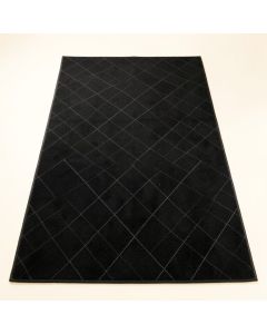 Shore Bend Rectangular Area Rug - Black (synthetic illustration; no displayed measurements)