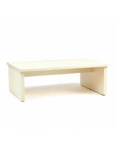 Wren Dell Desktop Monitor Riser - Ivory (synthetic illustration; no displayed measurements)
