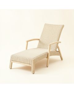 Cove Bend Outdoor Lounge Chair - Cream (synthetic illustration; no displayed measurements)