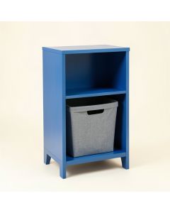 Dawn Bend Freestanding Pull-Out Hamper Cabinet - Blue (synthetic illustration; no displayed measurements)