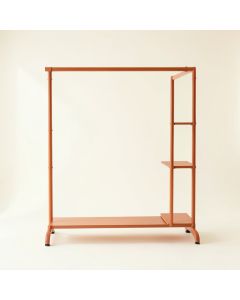 Olive Bluff Empty Garment Rack - Terracotta (synthetic illustration; no displayed measurements)