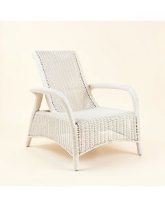 Harbor Crossing Outdoor Lounge Chair - White (synthetic illustration; no displayed measurements)