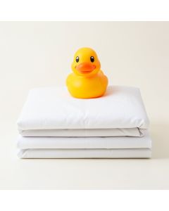 Rubber Duck Bedding Set With Sheet & Covers (synthetic illustration; no displayed measurements)