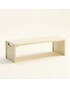 Meadow Canyon Narrow Outdoor Storage Bench - Ivory (synthetic illustration; no displayed measurements)