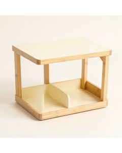 Vale Arc Empty Coffee-Station Organizer - Cream (synthetic illustration; no displayed measurements)