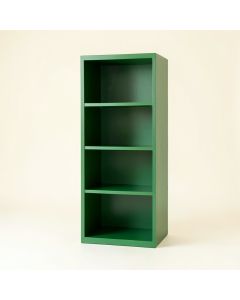 Ash Canyon Narrow Cubby Tower - Green (synthetic illustration; no displayed measurements)
