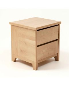 2 - Drawer Nightstand In Light Brown (synthetic illustration; no displayed measurements)