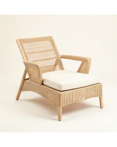 Ash Crest Outdoor Lounge Chair - Cream (synthetic illustration; no displayed measurements)