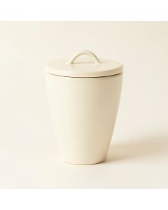 Wren Canyon Storage Canister With Lid - Ivory (synthetic illustration; no displayed measurements)