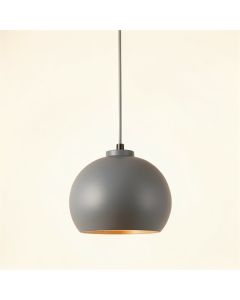 Birch Dell Pendant Light Suspended From One Plain Cable - Gray (synthetic illustration; no displayed measurements)