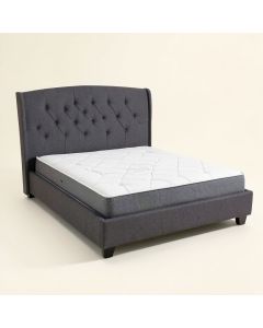 Carlie Tufted Upholstered Low Profile Standard Bed (synthetic illustration; no displayed measurements)