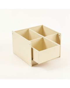 Glen Arc Empty Coffee-Station Organizer - Cream (synthetic illustration; no displayed measurements)