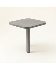 Pine Bluff Compact Balcony Table - Gray (synthetic illustration; no displayed measurements)