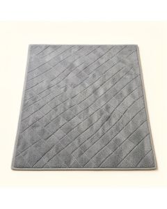 Ash Bluff Bath Mat - Gray (synthetic illustration; no displayed measurements)