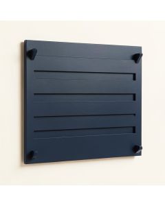 Olive Dell Empty Wall-Mounted Tool Organizer Panel - Navy (synthetic illustration; no displayed measurements)
