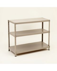 31.5 '' H X 23.6 '' W X 13.8 '' D 3-Tier Shelving Unit (synthetic illustration; no displayed measurements)