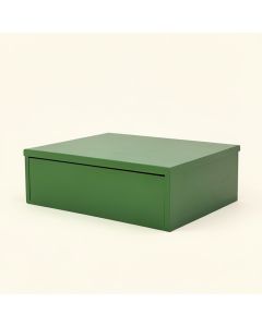 Lake Bridge Desktop Monitor Riser - Green (synthetic illustration; no displayed measurements)