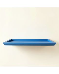 Summit Canyon Wall-Mounted Shelf - Blue (synthetic illustration; no displayed measurements)