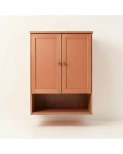 Cove Bluff Wall-Mounted Laundry Cabinet - Terracotta (synthetic illustration; no displayed measurements)