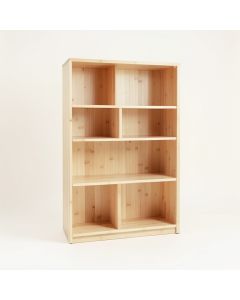 Dune Crossing Freestanding Bookcase - Ivory (synthetic illustration; no displayed measurements)