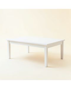 Dawn Canyon Coffee Table - White (synthetic illustration; no displayed measurements)