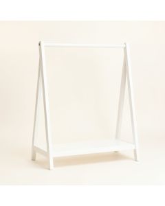 Cove Bend Empty Garment Rack - White (synthetic illustration; no displayed measurements)