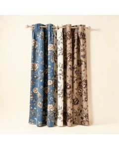 Mcwethy Floral Blackout Thermal Grommet Single Curtain Panel (synthetic illustration; no displayed measurements)
