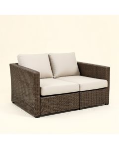 Felicidad Patio Sofa With Cushions (synthetic illustration; no displayed measurements)