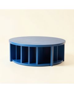 Maple Dell Shoe Storage Bench - Blue (synthetic illustration; no displayed measurements)