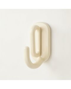 Cliff Brook Wall-Mounted Robe Hook - Cream (synthetic illustration; no displayed measurements)