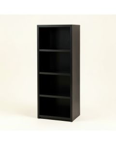 Summit Dale Narrow Cubby Tower - Black (synthetic illustration; no displayed measurements)