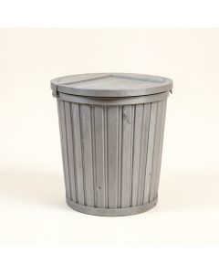 Wren Bluff Closed Garden Compost Bin - Gray (synthetic illustration; no displayed measurements)