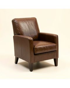 Galentine Genuine Leather Upholstered Dining Chair (synthetic illustration; no displayed measurements)