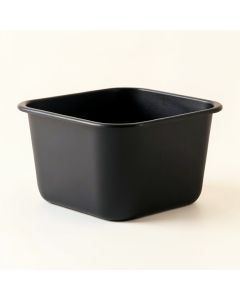 Dune Bend Empty Raised Planter - Black (synthetic illustration; no displayed measurements)