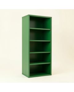 Field Bend Narrow Cubby Tower - Green (synthetic illustration; no displayed measurements)
