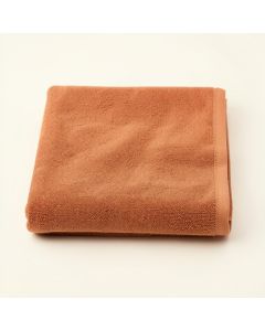 Maple Arc Bath Towel - Terracotta (synthetic illustration; no displayed measurements)