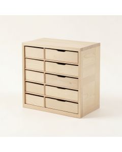 Willow Dale Small-Parts Storage Drawer Cabinet - Beige (synthetic illustration; no displayed measurements)