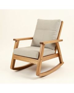 Gerling Outdoor Rocking Chair With Cushions (synthetic illustration; no displayed measurements)
