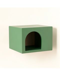 Holly Bend Wall-Mounted Cat Perch - Green (synthetic illustration; no displayed measurements)