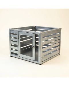 Stone Falls Empty Furniture-Style Pet Crate - Gray (synthetic illustration; no displayed measurements)