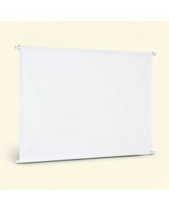 Auto Motorized White 80 '' Electric Projection Screen (synthetic illustration; no displayed measurements)