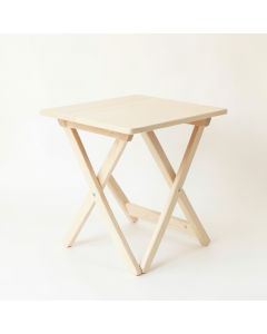 Alder Crest Compact Balcony Table - Ivory (synthetic illustration; no displayed measurements)