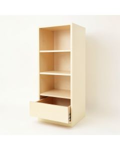 Sage Dale Narrow Cubby Tower - Cream (synthetic illustration; no displayed measurements)